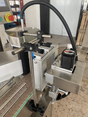 Rotunda garrafa de vidro garrafa etiqueta autocolante máquina de rotulagem automática para bebidas alimentares