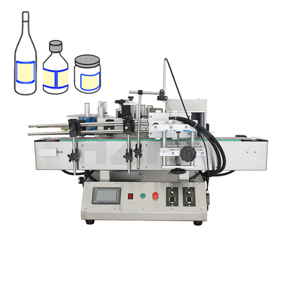 Rótulo sem esforço com a máquina automática auto-aderente redonda de rotulagem de garrafas de 130 kg