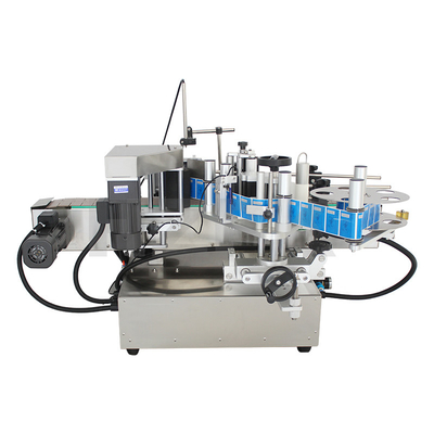 Rótulo sem esforço com a máquina automática auto-aderente redonda de rotulagem de garrafas de 130 kg