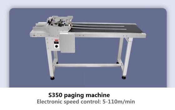 120w Alta Velocidade Impressora Datadora Automática Completa Codificador Usada Feeder Paging Machine com transportador