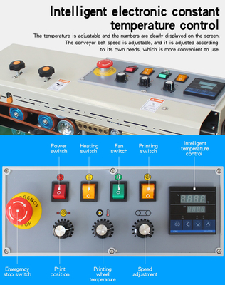 Máquina de embalagem para vedação de sacos de 12m/min Max Speed para vedação a 220V/110V e tensão