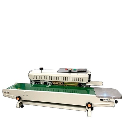 220V/50HZ FR-900 Máquina de vedação de banda contínua para sacos de plástico Faixa de temperatura 0-300C
