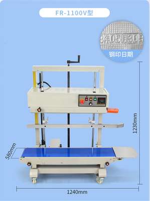 FR-1100V Máquina automática de vedação de sacos de plástico para embalagens