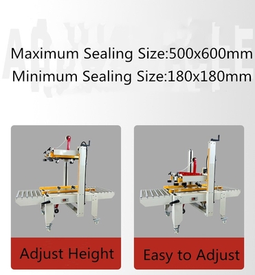 FXJ6050 Máquina de vedação de caixas de cartão semiautomática selante para material de embalagem de papel