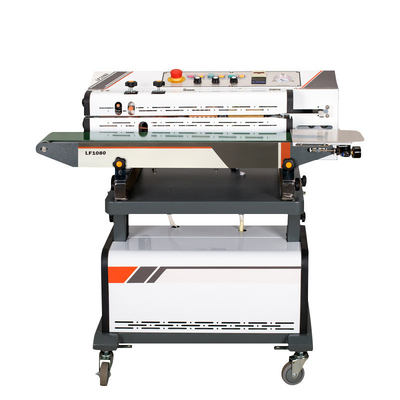 85 kg LF1080 Máquina de vedação de banda contínua comercial com vedação a vácuo 220V/50HZ