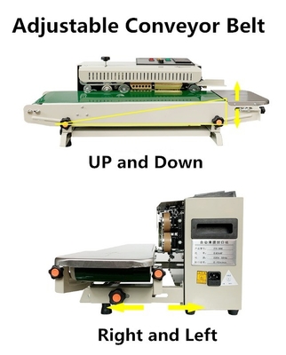 Tecidos Fácil de 220V/50HZ Automático Sealer de Banda Vertical Continuo para Saco de Plástico