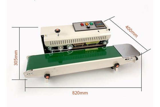 Máquina de vedação automática de banda contínua de papel de alumínio de aço inoxidável