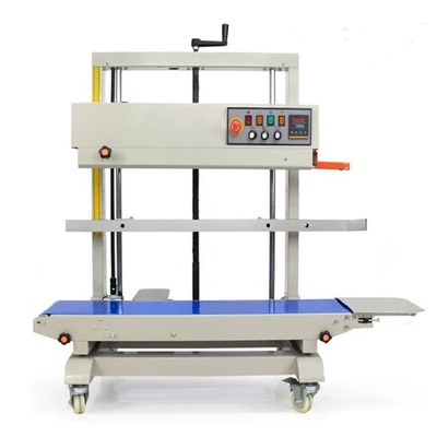 FR-1200V Máquina de vedação contínua de sacos vertical a motor elétrico para sacos de PE e sacos grossos