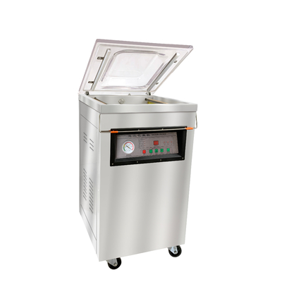 Máquina de embalagem a vácuo 220/110V DZ-400 para frutos do mar Carne de peixe Carne de porco Carne de bovino e arroz