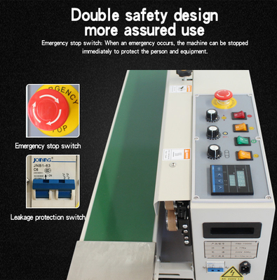 L924*W392*H308mm Máquina de vedação de preenchimento térmico por película de plástico por indução para sacos de alimentos
