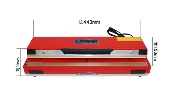 Máquina de vedação manual de calor de impulso amplamente utilizada Sacos domésticos Máquina de vedação manual Largura de vedação 3 mm