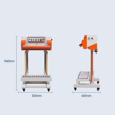 50 kg Capacidade máxima de carga vedação pneumática vertical para embalagens e conservação de retalho