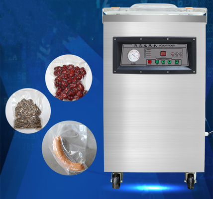 Máquina elétrica de vedação a vácuo para armazenamento de alimentos DZ-500/2E