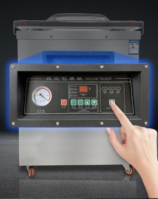 Máquina elétrica de vedação a vácuo para armazenamento de alimentos DZ-500/2E