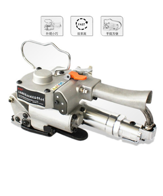 Largura adequada 13-25 mm Máquina de enrolamento de PET pneumático com vedação de soldagem por atrito