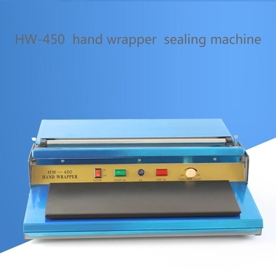 220V/50HZ Mini Plástico Stretch Cling Film Hand Wrapper Sealing Machine para Frutas Alimentares