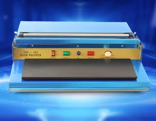 220V/50HZ Mini Plástico Stretch Cling Film Hand Wrapper Sealing Machine para Frutas Alimentares
