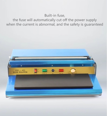220V/50HZ Mini Plástico Stretch Cling Film Hand Wrapper Sealing Machine para Frutas Alimentares