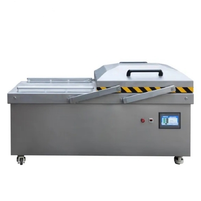 Embalagem de saco Automática de câmara dupla de alumínio folha de vácuo selante máquina vantagem