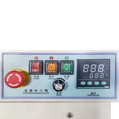 50 kg Max Load Weight Sealer de banda contínua FR-1120L Sealer de plástico de carga pesada vertical