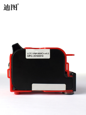 Impressora de jato de tinta portátil mini semiautomática de 12 mm de altura para tubos de madeira metálicos de sacos de cartão