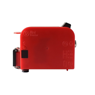 Mini máquina de impressão de garrafas de jato de tinta portátil para 12 mm de altura de impressão e 240 * 120 * 97 mm