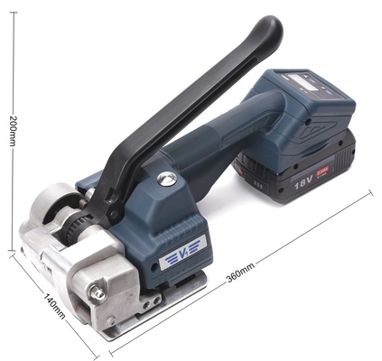 Display digital ferramenta de embalagem de bateria elétrica para 13/16mm PP PET Strap Semi Automático
