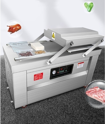 Máquina de embalagem a vácuo de frutas e vegetais de câmara dupla de 600x20 mm