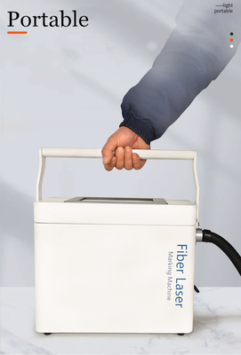 Fácil de mover 20W 30W gravador de metal portátil com área de gravação de arrefecimento por ar 100x100mm