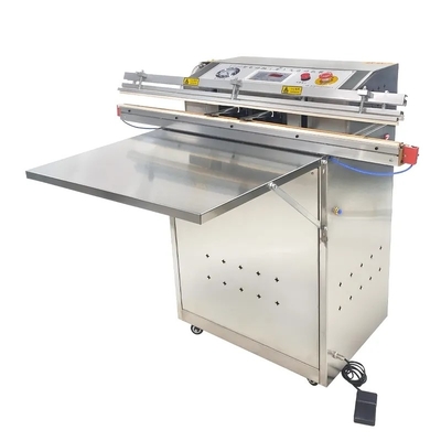 Máquina de embalagem de vácuo externo vertical profissional de 620*560*1360mm para venda a retalho de alimentos