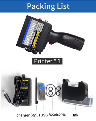 Máquina de impressão industrial para impressora TIJ 16,8V