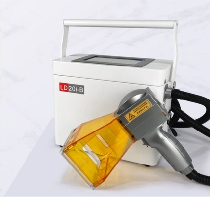 Máquina de marcação a laser multifuncional do corpo da garrafa de cartão de plástico com código de barras/código QR