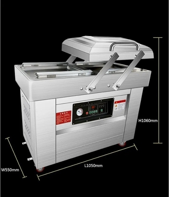 DZ-600/2SB Dupla Câmara Groove Food Saver Commercial Pump Vacuum Sealer para embalagens