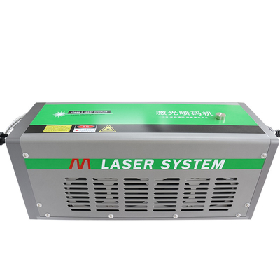 Impressora a laser de CO2 de 40 W para data de validade Código do lote em sacos de plástico