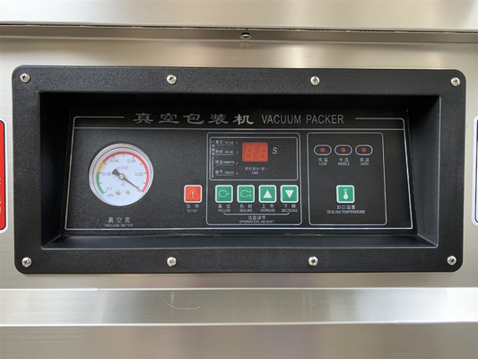 DZ-600 2SB Saco de plástico de câmara dupla Máquina de embalagem a vácuo para carne Máquina de vedação a vácuo para queijo