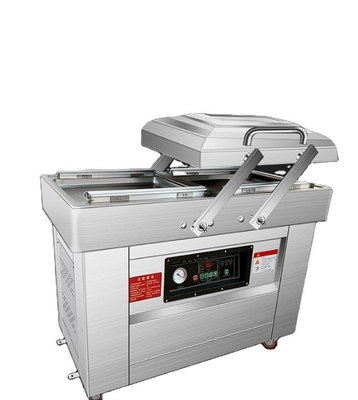 DZ-600 2SB Saco de plástico de câmara dupla Máquina de embalagem a vácuo para carne Máquina de vedação a vácuo para queijo