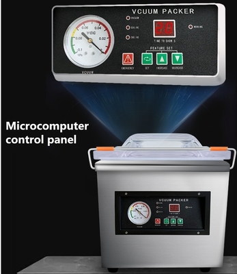 DZ260 Máquina de vedação a vácuo para carne fresca peixe alimentos vegetais 370W Potência do motor 27 KG