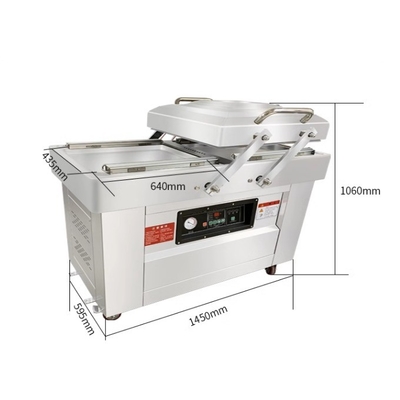 140 KG DZ600/2SB Máquina automática de embalagem a vácuo para alimentos
