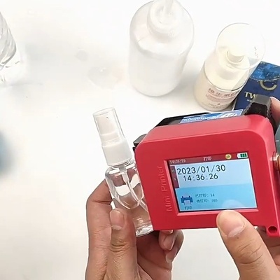 12Impressora de jato de tinta portátil de.7mm Mini130 para soluções de identificação de locais de construção