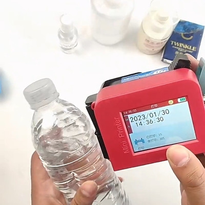 Tinta de secagem rápida 12-12.7mm Mini Printer de mão para sacos de alimentos
