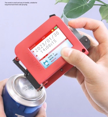 Tinta de secagem rápida 12-12.7mm Mini Printer de mão para sacos de alimentos