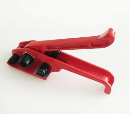 Red H19 Strapper Machine Strap de plástico Manual de embalagem ferramenta de tensão para PP PET Strap