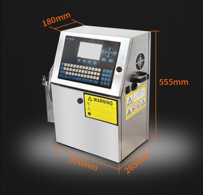 Cij Online Small Character Ink-jet Printer para impressão de mangueira de 2,2m e carimbo de data de validade