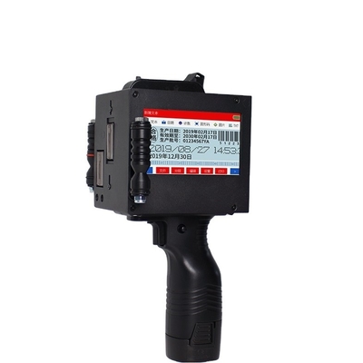Impressora de jato de tinta portátil para design compacto de duas cabeças de sprinkler e altura de impressão de 5-50 mm