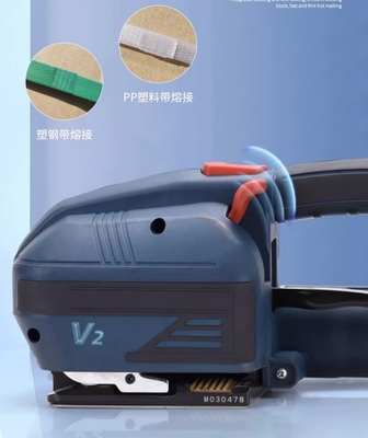 Máquina semiautomática de fixação de cintas de bateria para cintas de PET PP em aplicações industriais