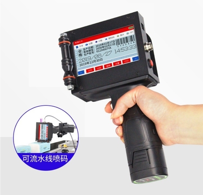600DPI TIJ Impressora Impressora a jato de tinta portátil para máquina de codificação Distância de impressão 2-5mm