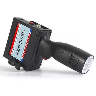 Impressora de jato de tinta portátil industrial para impressão de cartão em vários materiais