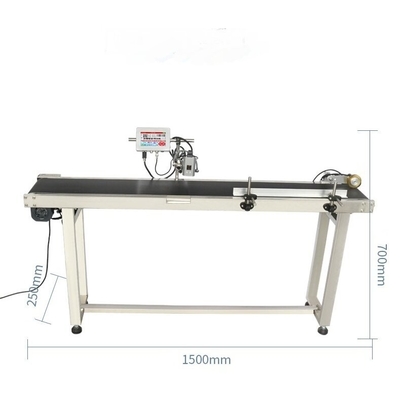 150x25x70cm Dimensões 5 polegadas Touch Screen TIJ impressora a jato de tinta com bocal rotativo inteligente