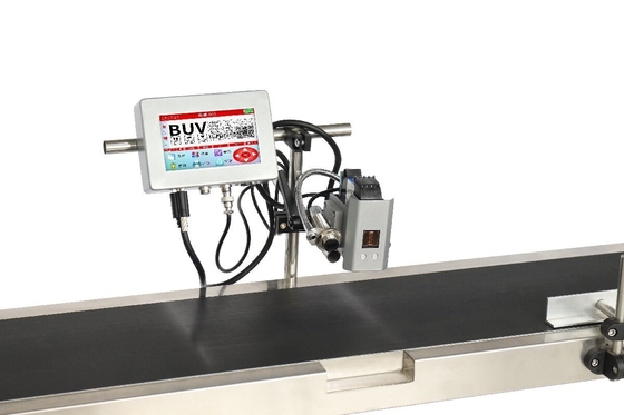 150x25x70cm Dimensões 5 polegadas Touch Screen TIJ impressora a jato de tinta com bocal rotativo inteligente