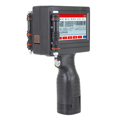 Impressora a jato de tinta com codificador de datas de 2-12.7 mm aprovada pelo CE para codificação industrial de números de lote